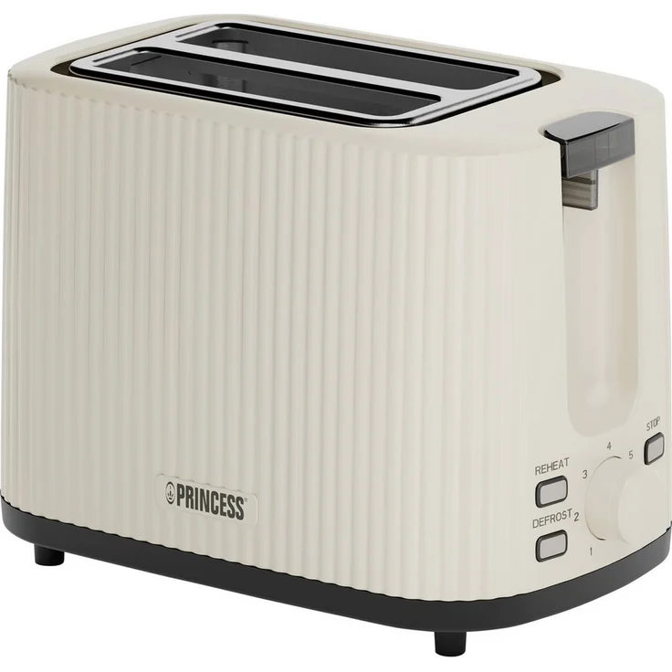 PRINCESS Toaster Wave, 930-Watt-Toaster in Creme-Weiß – Bild 1