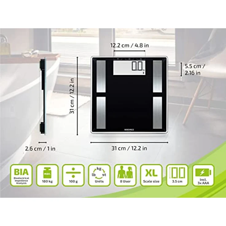 Soehnle 63879 PWD Shape Sense Connect 50 schwarz – Bild 6