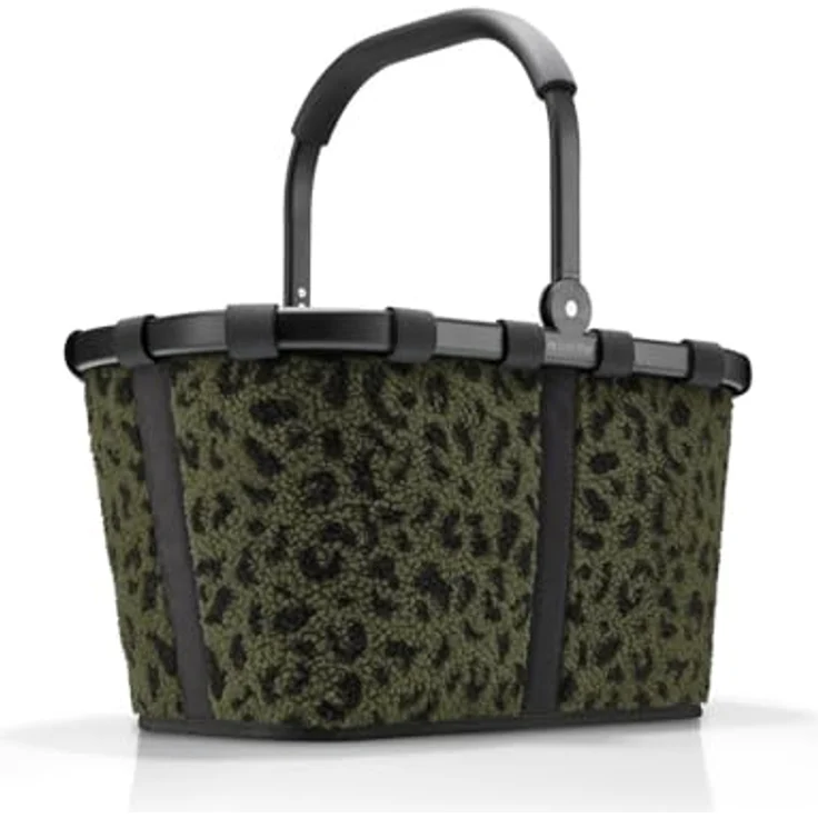 reisenthel Carrybag Shopper Tasche, Einkaufshilfe mit stabilem Aluminiumrahmen, 48 cm, 22 l, Grün – Bild 4