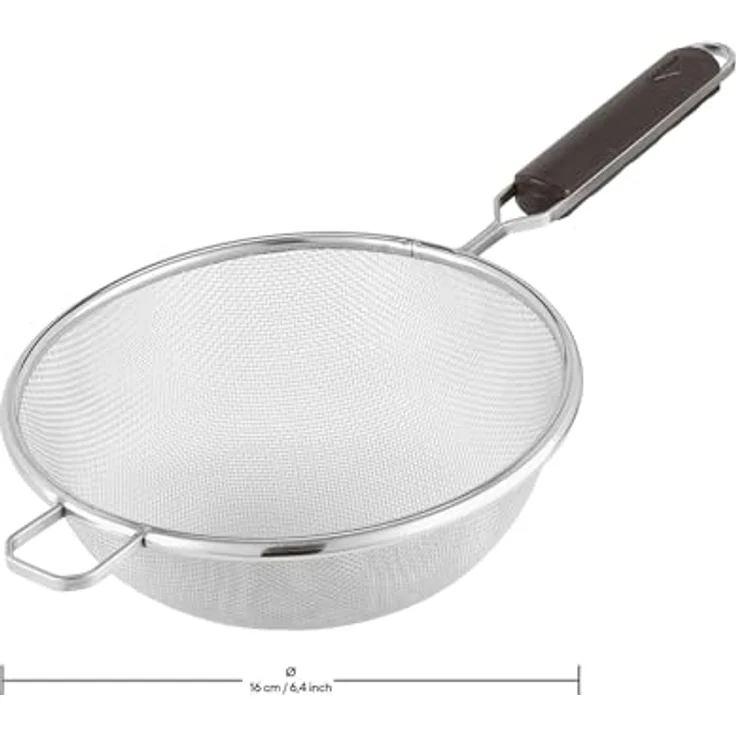 PADERNO 12622–16 Sieb, 16 cm ABS-Griff, Edelstahl – Bild 3