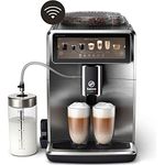 Saeco Xelsis Suprema Kaffeevollautomat – WLAN-Konnektivität, 22 Kaffeespezialitäten, Intuitives 7,8"-Touchdisplay, 8 Benutzerprofile, Keramikmahlwerk, 28.7 x 48.7 x 39.6 cm, Edelstahl (SM8889/00)