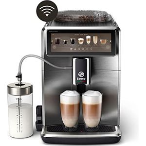 Bild für Saeco Xelsis Suprema Kaffeevollautomat – WLAN-Konnektivität, 22 Kaffeespezialitäten, Intuitives 7,8"-Touchdisplay, 8 Benutzerprofile, Keramikmahlwerk, 28.7 x 48.7 x 39.6 cm, Edelstahl (SM8889/00)