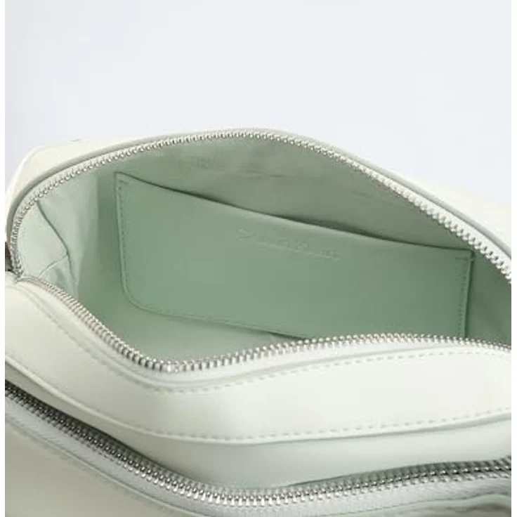 Calvin Klein CK Must Umhängetasche, 22 cm, milky green, 100% Polyester – Bild 5