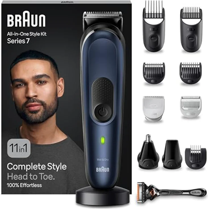 Braun MGK7450, All-In-One Bartpflege Bodygroomer Set, 11-in-1, 100 Min. Akkulaufzeit, wasserdicht, mit Aufbewahrungstasche – Bild 10