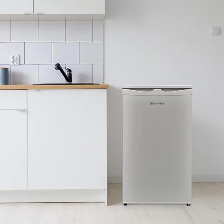 Telefunken Kühlschrank mit Gefrierfach (2-Sterne) | Freistehend | 81 Liter | Kühlschrank klein | CF-32-152-S silber – Bild 6
