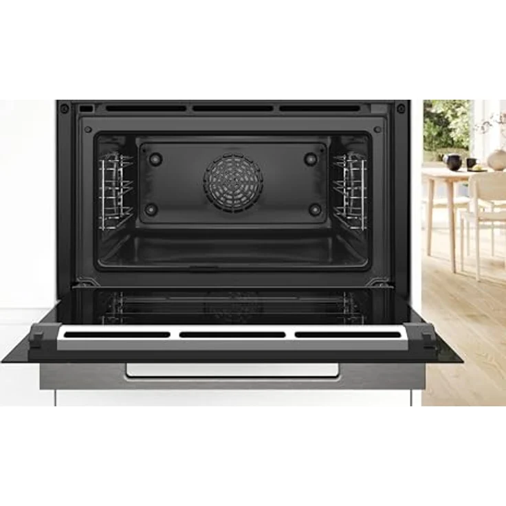 Bosch CBG7741B1, Serie 8 Smarter Einbau-Kompaktbackofen, Made in Germany, Schwarz, Pyrolyse, Hydrolyse Selbstreinigung, Air Fry, Farbiger Touchscreen – Bild 4