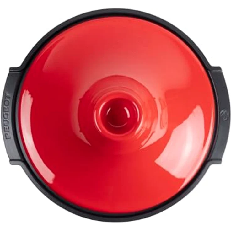 PEUGEOT Tagine ATLAS 30cm, Auflaufform aus Aluminium mit Keramikdeckel und induktionsgeeignet, rot – Bild 2