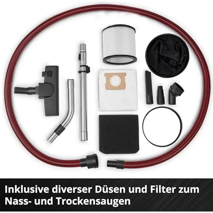 Einhell Nass-Trocken-Sauger TE-VC 5090 SACL, 1300 W mit HEPA-Filter, 50 Liter Edelstahlbehälter und innovativem Filterreinigungssystem – Bild 11