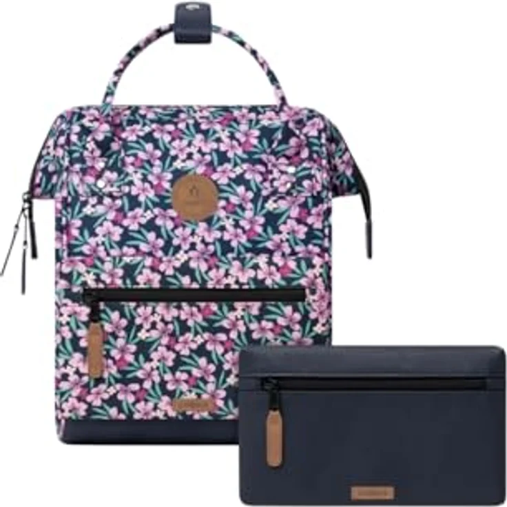 Cabaia Adventurer All Over Small City Rucksack, rosa, 32 cm, 100% Nylon, 23 cm x 13 cm – Bild 2