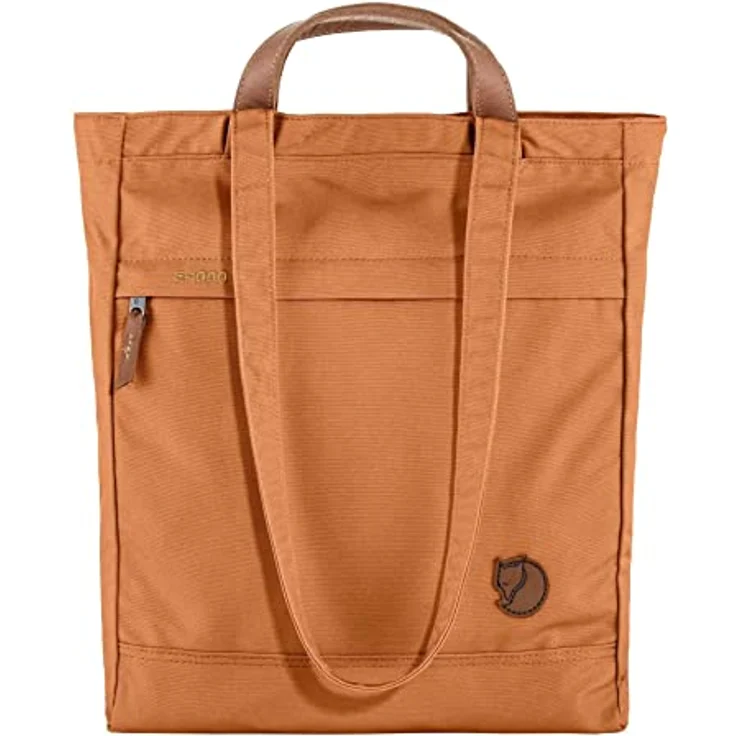 Fjällräven Totepack No.1 Shopper, 2in1 Rucksack-Tasche aus wasserabweisendem G-1000®, A4-fähig, orange – Bild 2