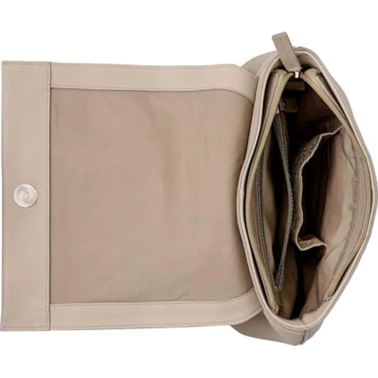 Burkely Soft Skylar City Rucksack, 100% Leder, 27 cm, beige – Bild 4