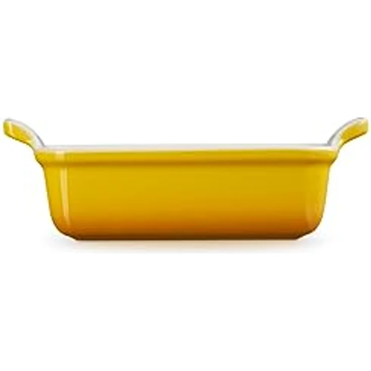 Le Creuset Rechteckige Auflaufform Tradition, Steinzeug, 19 cm, 1.1 Liter, Nectar – Bild 3