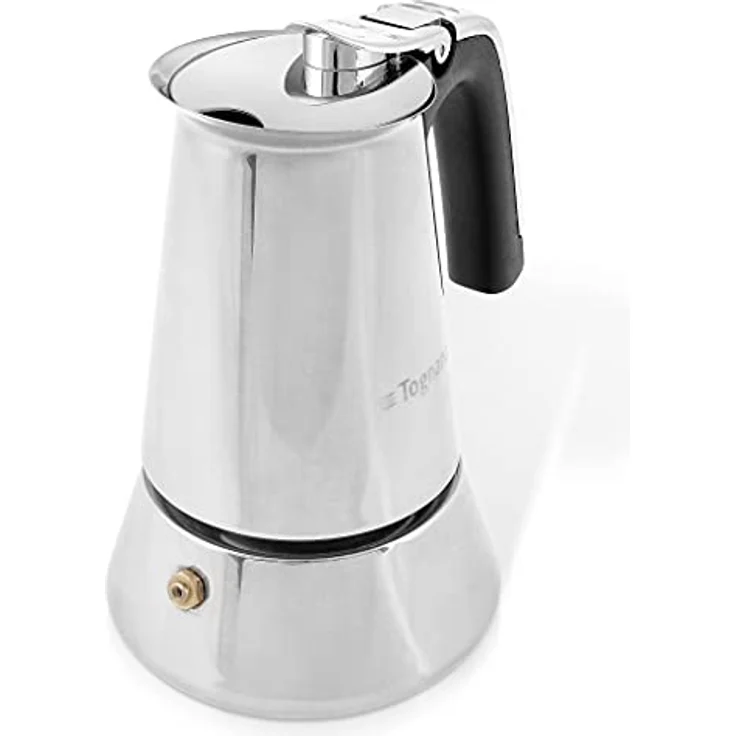 Tognana Riflex Induction Kaffeebereiter 4 Tassen, Edelstahl, Silber – Bild 3
