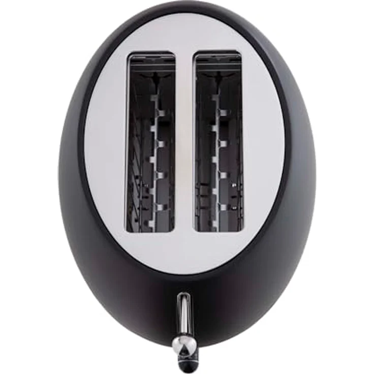 BUGATTI Romeo, Multifunktions-Design-Toaster aus Edelstahl, 7 Bräunungsstufen, 4 Funktionen, 870-1035 W, Schwarz Matt – Bild 3