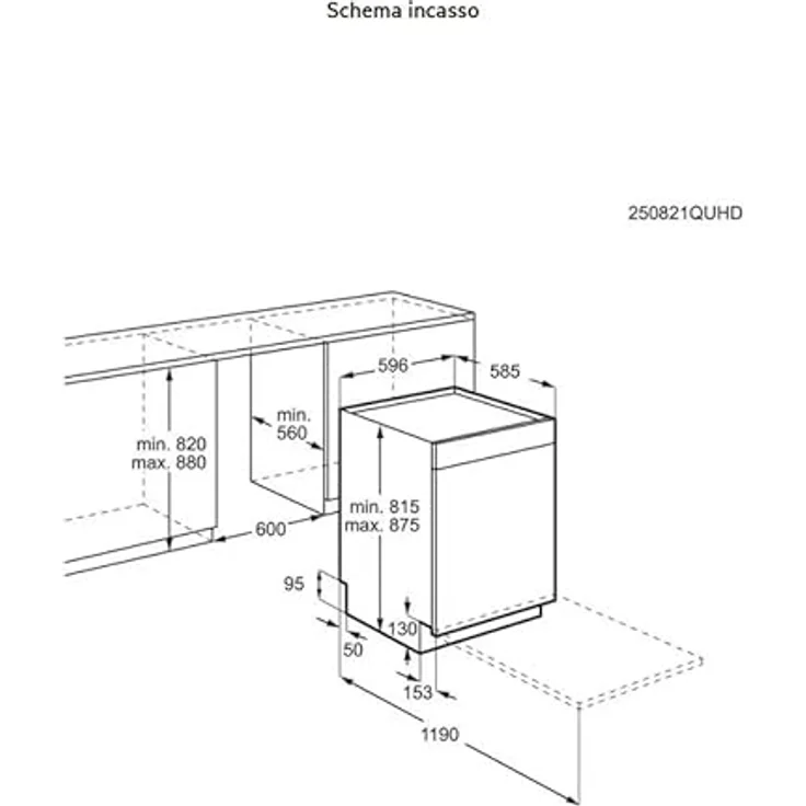 AEG GU8200A2SGM Geschirrspüler 60 cm, WLAN-fähig, 14 Maßgedecke, Edelstahl mit Antifinger-Beschichtung, leiser Betrieb 40 dB – Bild 7