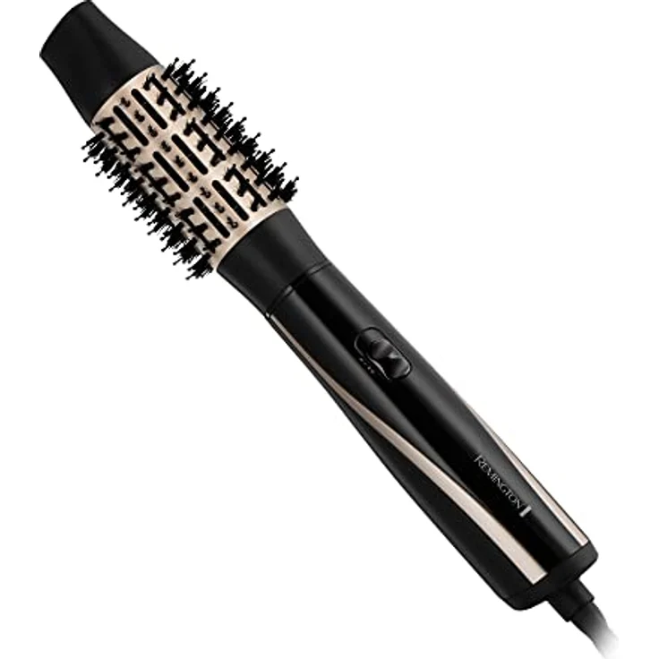 Remington Warmluftbürste [inkl.6 Aufsätze: 25,38,50mm Rundbürste, Stylingdüse, Flachbürste, Haaransatz-Booster] Blow Dry&Style (Locken,Volumen&glatte Styles aller Haarlängen) Ionenpflege,1200W, AS7700 – Bild 3
