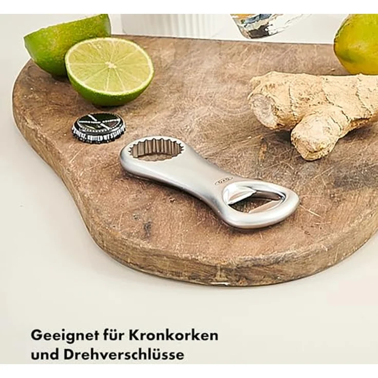 OXO SteeL Flaschen- und Dosenöffner, Zink Zink., silber, 1 EA – Bild 3