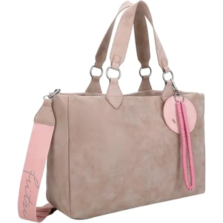 Fritzi aus Preußen Izzy Vintage Shopper Tasche, 42 cm x 15 cm x 29 cm, braun, 100% Polyurethan – Bild 4