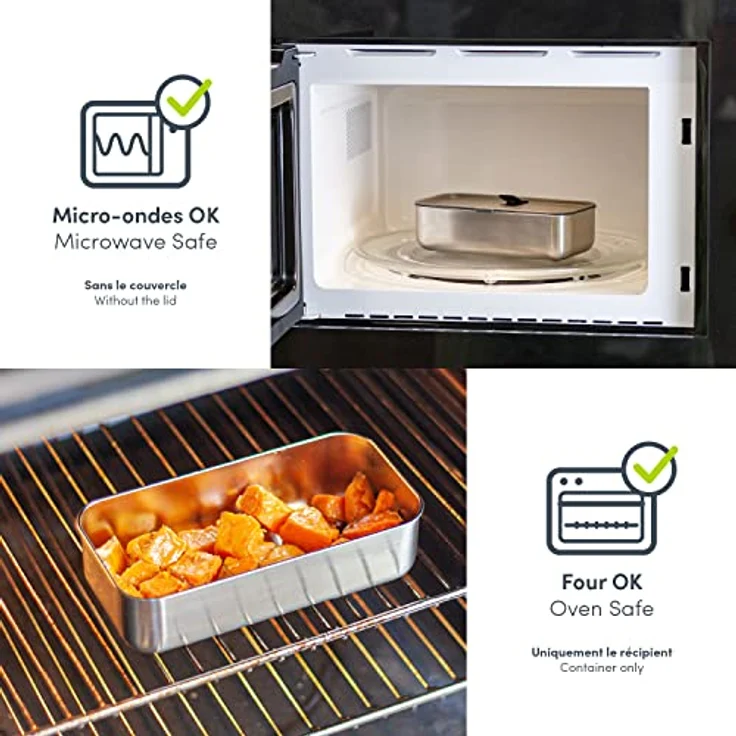 Monbento Sense Canyon - A Metal Bento Box, Lunchbox, Grau – Bild 3