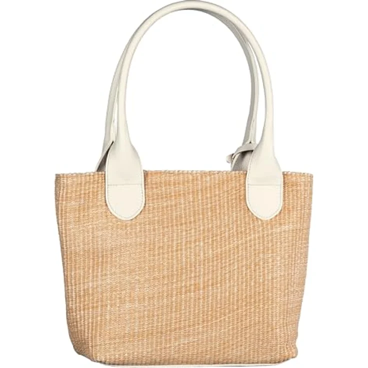 TOM TAILOR Sharon Zip Shopper M, Einkaufstasche in Cream White mit Zipper und verstärktem Boden – Bild 2