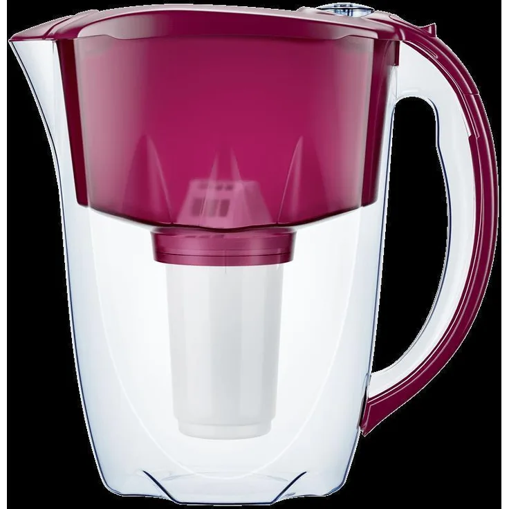 AQUAPHOR PRESTIGE Dunkel-Blau Tischwasserfilter mit 2 x A5 Wasserfilter-Kartusche, für bis zu 700 Liter gefiltertes Wasser, BPA-frei und spülmaschinenfest