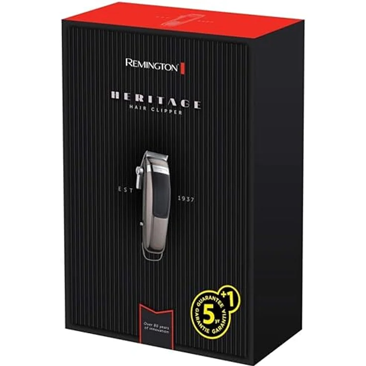 Remington HC9100 Heritage Haarschneider 60 Minuten Akkulaufzeit Netz- und Akkubetrieb 11 Aufsätze Edelstahlklingen – Bild 2