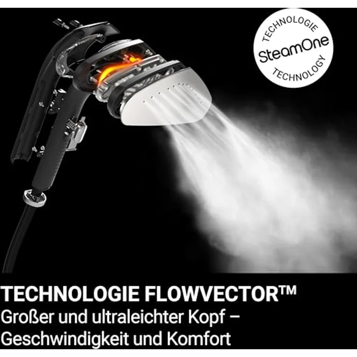 STEAMONE SteamCube Dampfglätter 2900W, 10bar, 125g/min, 2500ml Wassertank, entfernt 99,99% Keime, 90min Betriebsdauer, vertikaler und horizontaler Gebrauch – Bild 5