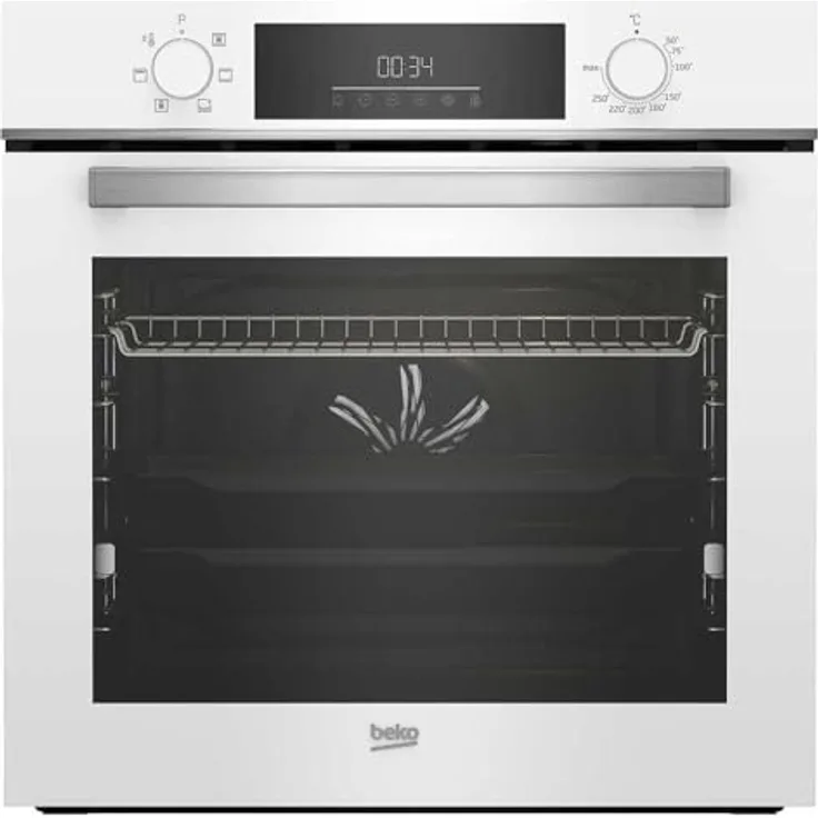 Beko BBIE18300W, 72 L Backofen mit 2400W Leistung, Weiß
