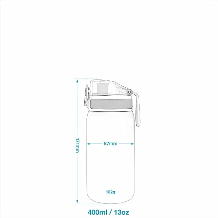Ion8 Auslaufsichere Kinder Trinkflasche, BPA-frei, Rose – Bild 2