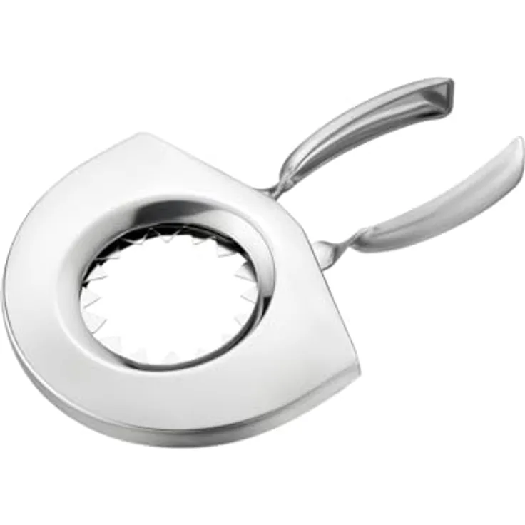 GEFU Eierköpfer SCISO, Edelstahl Eieröffner mit extrascharfen Zähnen für perfekten Schnitt, geeignet für gekochte & rohe Eier, alle Größen, einfache Handhabung