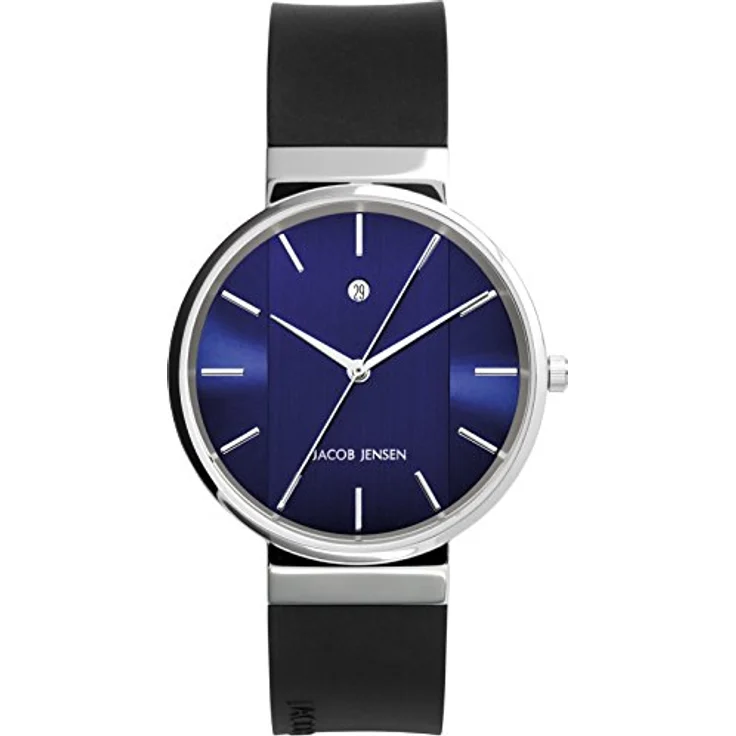Jacob Jensen Unisex-Armbanduhr Analog Quarz Kautschuk JACOB JENSEN NEW SERIES NO. 739, Zeitmesser – Bild 2
