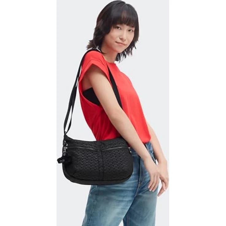 Kipling Basic Izellah Umhängetasche 33 cm, Mehrfarbig, mit verstellbarem Schultergurt und mehreren Fächern – Bild 7