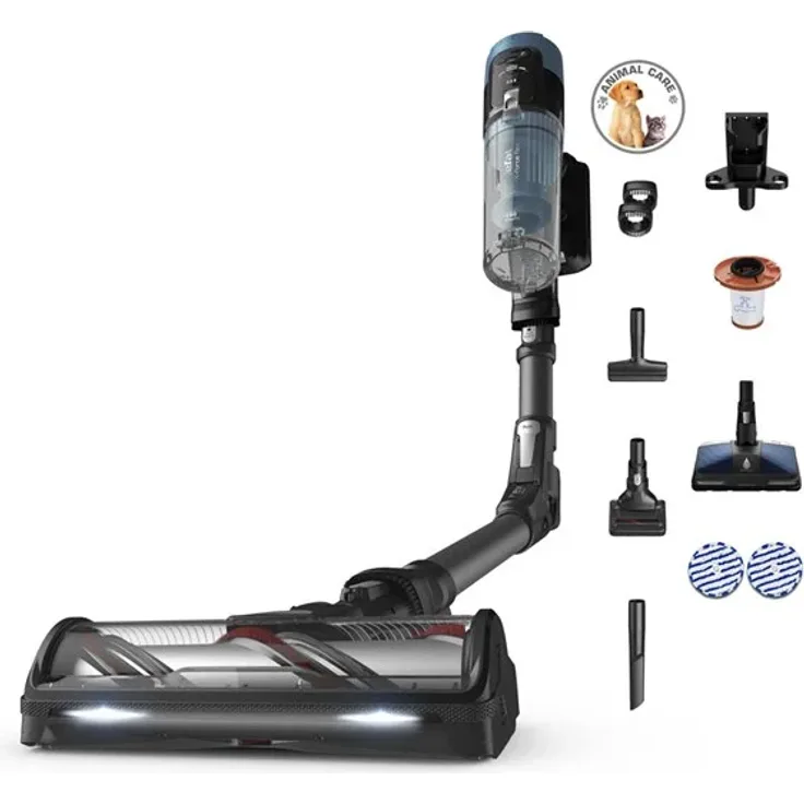 Tefal X-Force 14.80 Flex Animal Aqua, 2-in-1 Staubsauger mit 240 Airwatt Saugleistung, 90 Min. Akkulaufzeit, HEPA-Filter und Wasserdüse