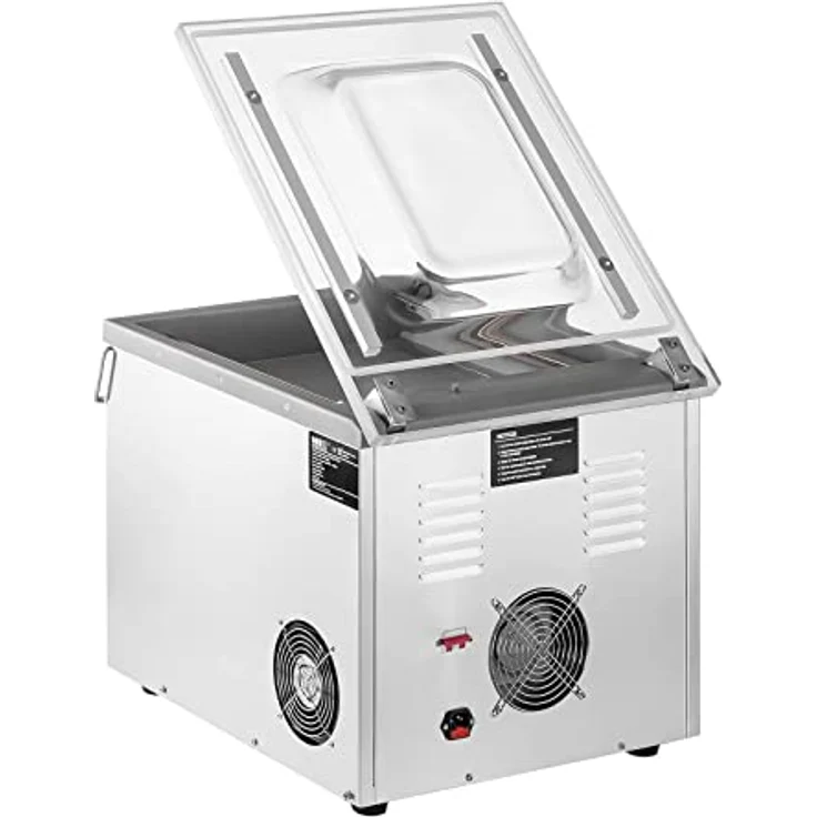 MSW VPM-900K Vakuumierer Vakuumiergerät (900 Watt, Vakuumierleistung: 20m³ pro Stunde, digitales Bedienpanel, elektronische Vakuumkontrolle, Codierung der Folien möglich) – Bild 4