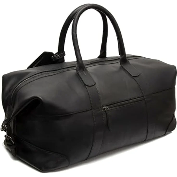 The Chesterfield Brand Portsmouth 2 Weekender Reisetasche, 100% Leder, schwarz, 56 cm x 26 cm x 28 cm – Bild 2
