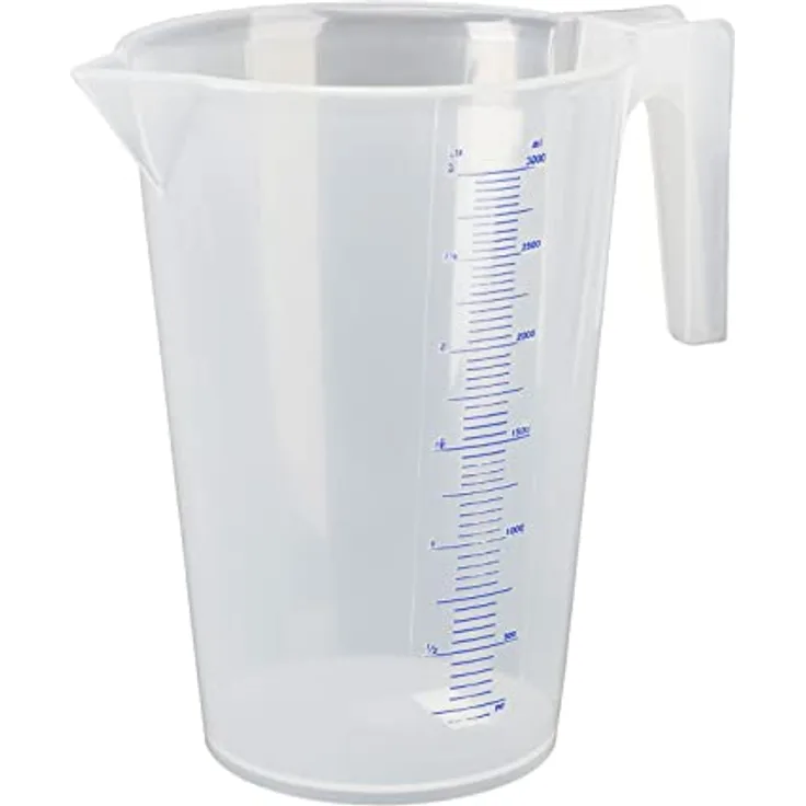 Pressol Messbecher Polypropylen 3,0l transparent, Klar