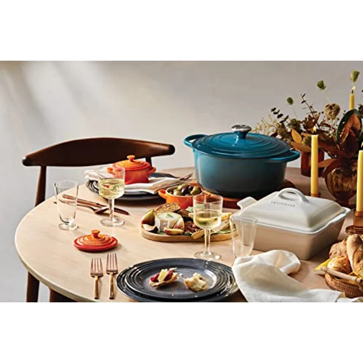 Le Creuset Signature Bräter, rund, 26 cm, deep teal – Bild 6