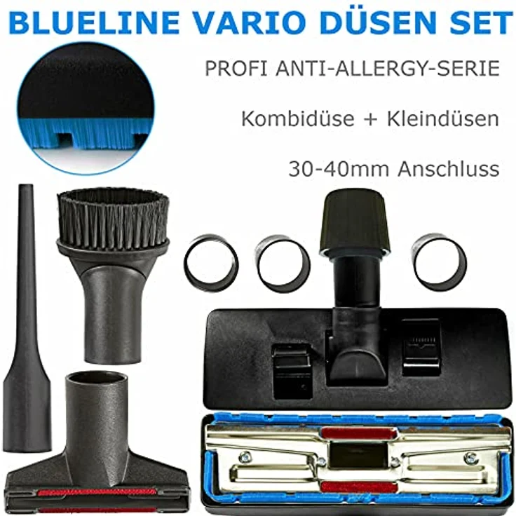 Maxorado Staubsauger Set Kombidüse Düse Bürste Bodendüse kompatibel mit arnica Bora 4000 Hydra Mila Lotus Tesla Terra Green Ternd Tayfun Rain Pro Fugendüse Ersatzteil Saugpinsel ersatzteile – Bild 2