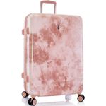 Heys Hartschalen-Trolley Tie-Dye pink, 76 cm, 4 Rollen - Leichtes Polycarbonat, 360°-Drehrollen, TSA-Kombinationsschloss