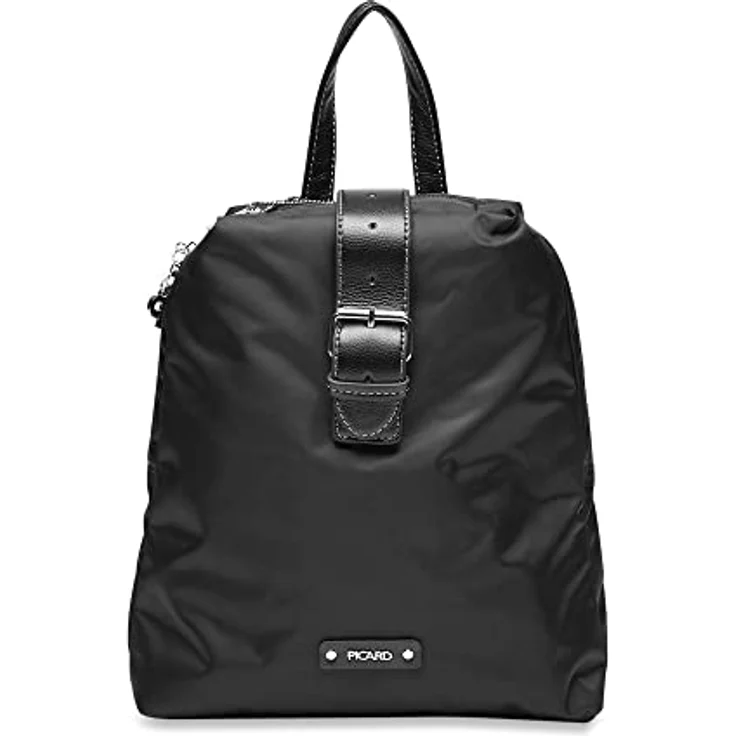 Picard Sonja City Rucksack, 29 cm, schwarz, 100% Nylon, kompakt und stylisch – Bild 1