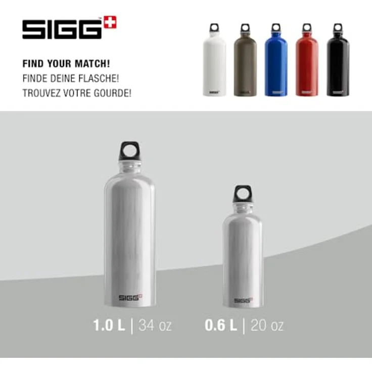 Sigg Trinkflasche Traveller, Silver, 1.0 l – Bild 6
