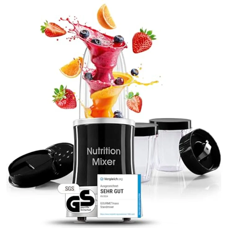 GOURMETmaxx Nutrition Mixer Deluxe 11 TLG – Bild 2