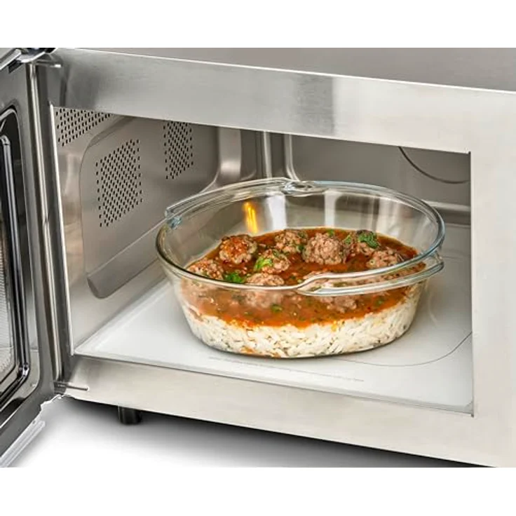 Caso Ceramic Microwave CM 1000 Free standing 1000 W Stainless Steel/Black, Mikrowelle – Bild 4