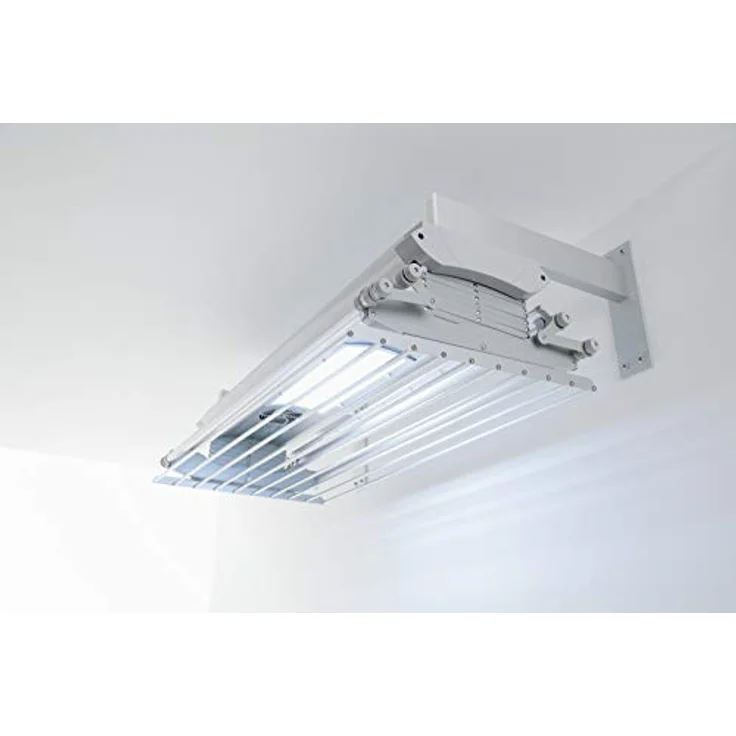 Foxydry Foxydry Air, Elektrischer Wäscheständer für Wand und Decke mit Ventilator und Fernbedienung, aus Aluminium und Stahl (120 Wand) – Bild 2