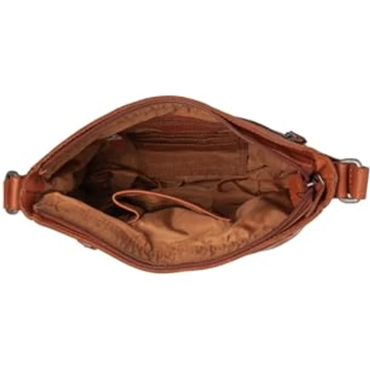 The Chesterfield Brand Aston Umhängetasche, Leder, 25 cm, Braun, mit verstellbarem Umhängeriemen und zahlreichen Fächern – Bild 3
