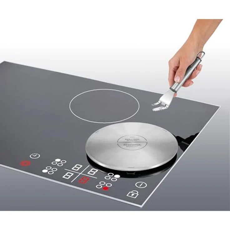 Tescoma Induktions-Adapterplatte GrandCHEF, Ø 21 cm, rostfreier Edelstahl mit Aluminiumkern, spülmaschinenfest – Bild 5