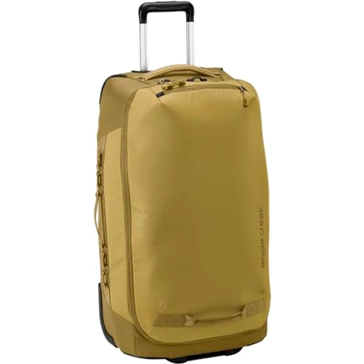 Eagle Creek Expanse Rollkoffer, recyceltes Polyester, Teleskopgriff, Rucksackgurte, erweiterbares Hauptfach, Gold (2-Räder), 85L / 29" – Bild 1