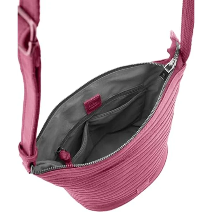 FredsBruder Gürtelinchen Umhängetasche, 100% Leder, lila, 23 cm x 15 cm x 24 cm – Bild 4