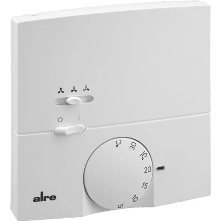 Alre Klimaregler AP KTRRB-117.128 MA601300, Einzelraum-Temperaturregler für 2-/4-Rohrsysteme mit ECO- und Standby-Funktion