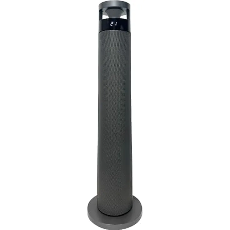SHX PTC-Keramik-Turm-Heizlüfter mit Display 2000 W – Effiziente Wärmeerzeugung, 3 Leistungsstufen, LED-Display, Überhitzungsschutz, Stimmungslicht